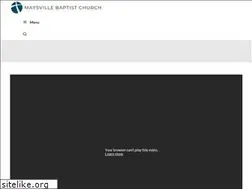 Sites similar to maysvillebaptist.net