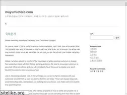 Sites similar to mayumiotero.com