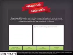 Sites similar to mayusculasminusculas.com