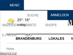Sites similar to maz-online.de