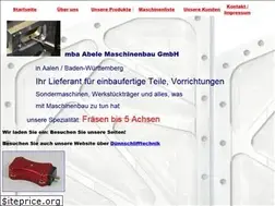 Sites similar to mba-abele.de