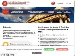 Sites similar to mba-pantheon-assas.com