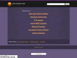 Sites similar to mba-studium.info