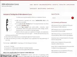 Sites similar to mbaadmissiongurus.com