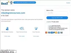 Sites similar to mbadegreecourses.com