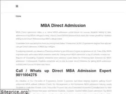 Sites similar to mbadirectadmission.in