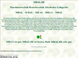Sites similar to mbal.de
