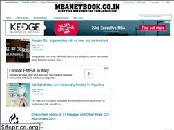 Sites similar to mbanetbook.co.in
