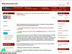 Sites similar to mbanotesindia.com