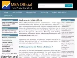 Sites similar to mbaofficial.com