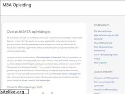 Sites similar to mbaopleiding.org