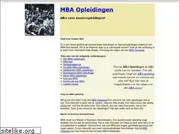 Sites similar to mbaopleidingen.com