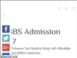 Sites similar to mbbsadmission.co