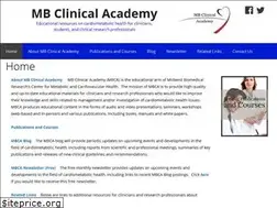 Sites similar to mbclinicalacademy.com