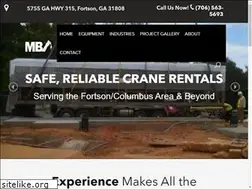 Sites similar to mbcranes.com