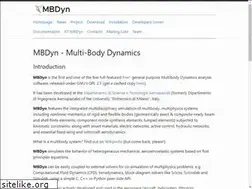 Sites similar to mbdyn.org