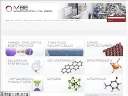 Sites similar to mbe-komponenten.de