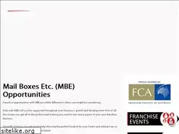 Sites similar to mbebusinessfranchise.com.au