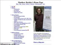 Sites similar to mbeckler.org