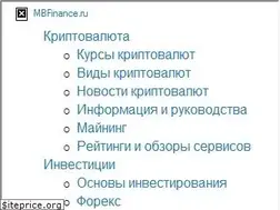 Sites similar to mbfinance.ru