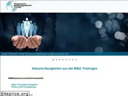 Sites similar to mbg-thueringen.de