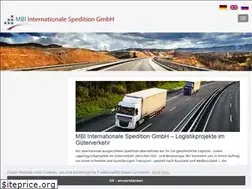 Sites similar to mbi-spedition.de