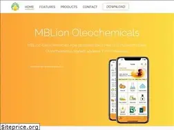 Sites similar to mblionoleochemicals.com