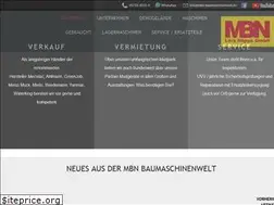 Sites similar to mbn-baumaschinenwelt.de