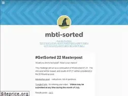 Sites similar to mbti-sorted.tumblr.com