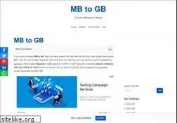 Sites similar to mbtogb.com