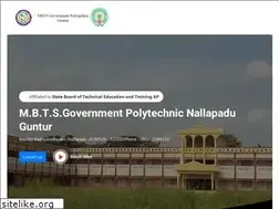 Sites similar to mbtsgovtpolyguntur.ac.in