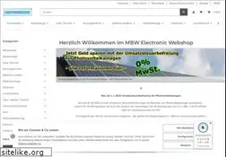 Sites similar to mbw-electronic-online.de
