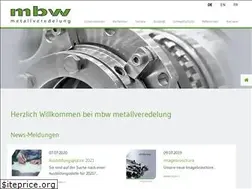 Sites similar to mbw-metallveredelung.de