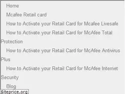 Sites similar to mcafeecomactivatekey.com