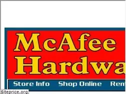 Sites similar to mcafeehardware.com