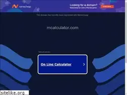 Sites similar to mcalculator.com