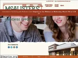 Sites similar to mcalistersdelifranchising.com