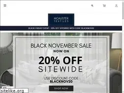 Sites similar to mcalistertextiles.co.uk