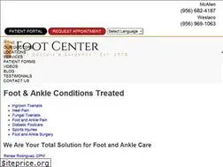 Sites similar to mcallenfootcenter.com