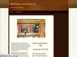 Sites similar to mcallisterandsolomon.com