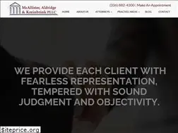 Sites similar to mcallisterlawfirm.com