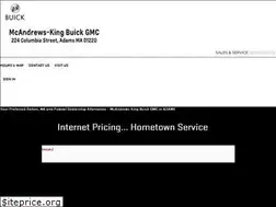 Sites similar to mcandrewsking.com