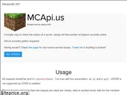 Sites similar to mcapi.us