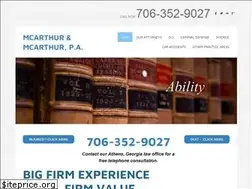 Sites similar to mcarthurlaw.net
