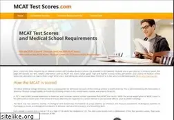 Sites similar to mcattestscores.com
