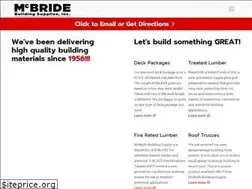 Sites similar to mcbridebuildingsupplies.com