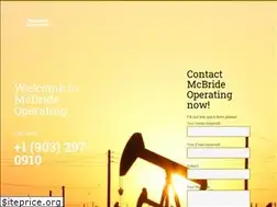 Sites similar to mcbrideoperating.com