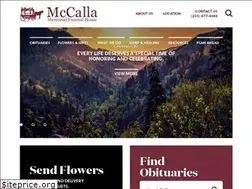 Sites similar to mccallamemorialfuneralhome.com