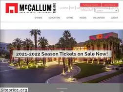 Sites similar to mccallumtheatre.com