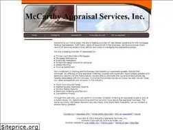 Sites similar to mccarthyappraisalservices.org